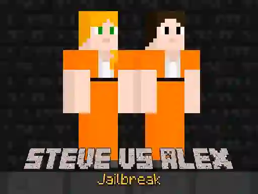 Cluiche Steve vs Alex Jailbreak ar líne