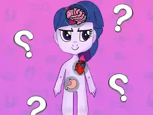 Cluiche My Little Pony Learning The Body ar líne
