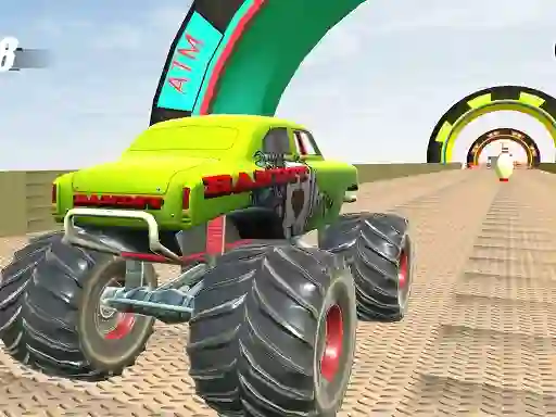 Cluiche Monster Truck Extreme Stunts ar líne