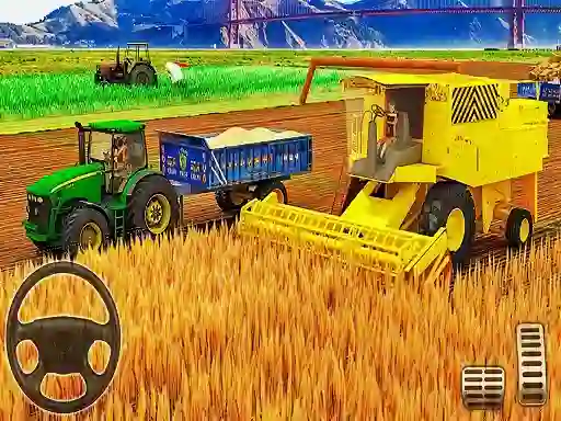 Cluiche US Modern Tractor Farming Game 3D 2022 ar líne