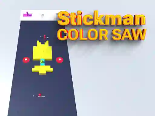 Cluiche Stickman Color Saw ar líne