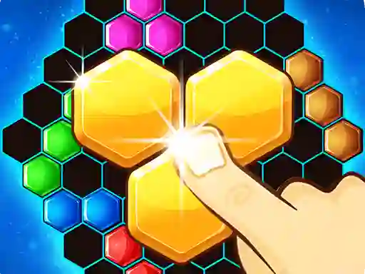 Cluiche Hexa 2048 Puzzle Block Merge ar líne