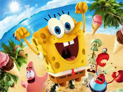 Cluiche SpongeBob SquarePants City 3D ar líne