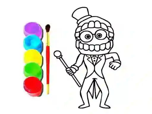Cluiche Digital Circus Click and Paint ar líne