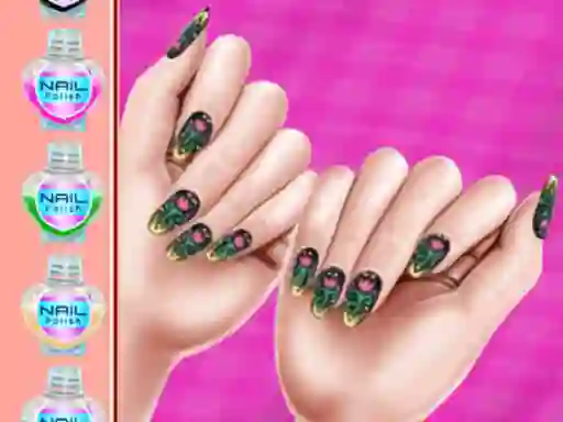 Cluiche Royal Theme Nail Art DIY ar líne