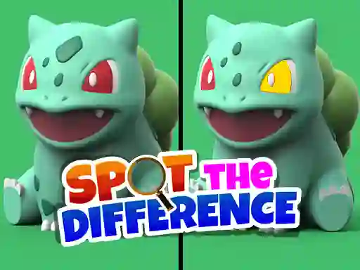 Cluiche Pokimon Spot the differences ar líne