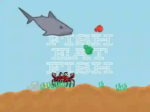 Cluiche Fish eat fish 2 player ar líne