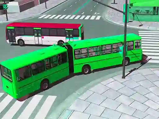 Cluiche Bus Driving 3d simulator - 2 ar líne