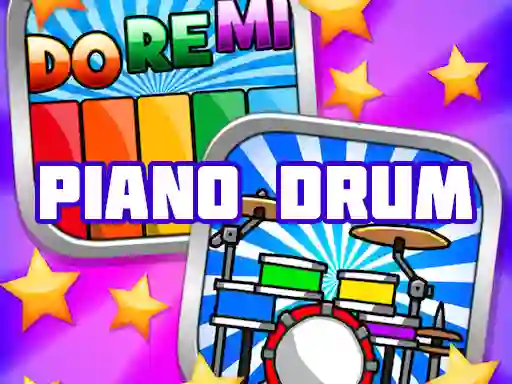 Cluiche Piano-Drums For Kids ar líne