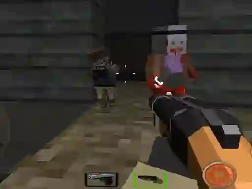 Cluiche PGA6 Zombie Arena 3D Survival ar líne