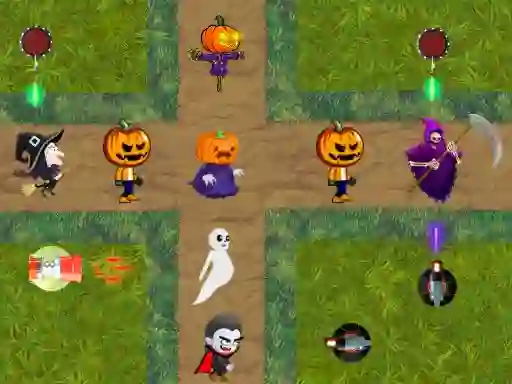 Cluiche Halloween Ghouls ar líne