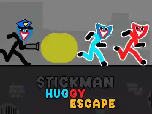 Cluiche Stickman Huggy Escape ar líne