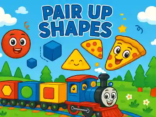 Cluiche Pair Up Shapes ar líne
