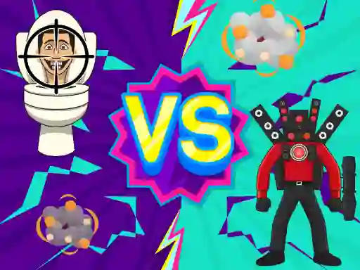 Cluiche Speakerman Vs Skibidi Toilet ar líne