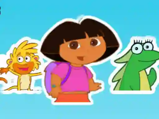 Cluiche Dora Match3 ar líne