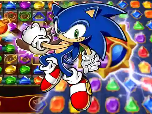 Cluiche Sonic Gold Match 3 ar líne