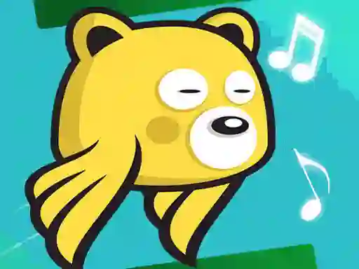 Cluiche Jumping Flappy Bear ar líne