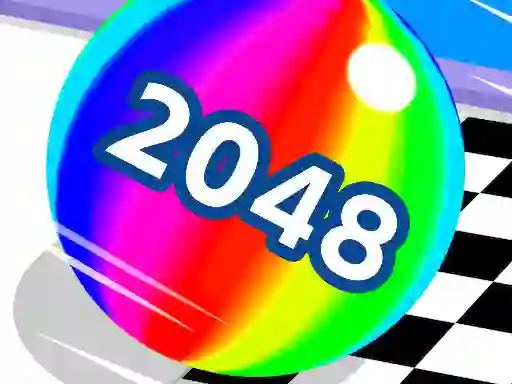 Cluiche Ball Run 2048 ar líne