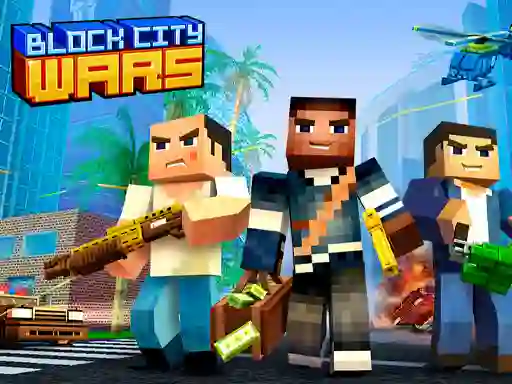 Cluiche Block City Wars ar líne