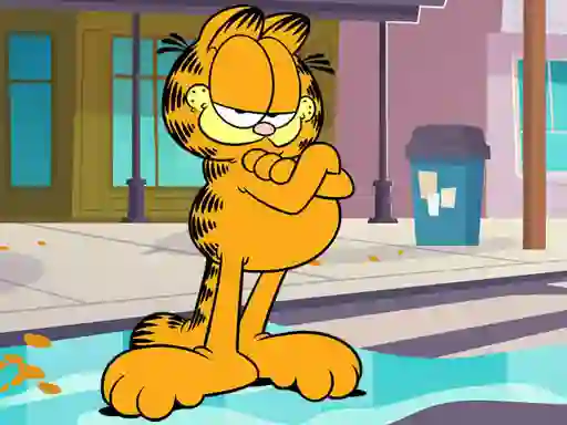 Cluiche Garfield Jigsaw Puzzle ar líne