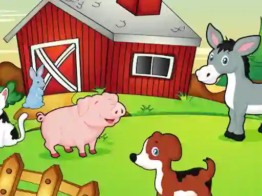 Cluiche Happy Farm For Kids ar líne