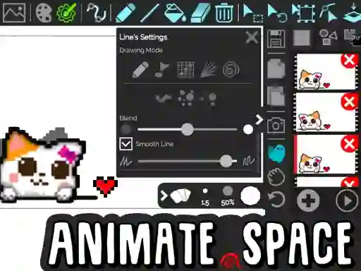 Cluiche Animate Space ar líne