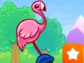 Cluiche Flamingo surfer  ar líne