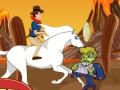Cluiche Cowboy: Lámhach zombies  ar líne