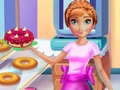 Cluiche Anna: Ag déanamh donuts  ar líne