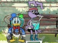 Cluiche Donald Duck i frenzy Hydro  ar líne