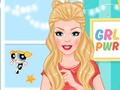 Cluiche Barbie`s Féach powerpuff  ar líne