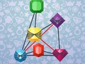 Cluiche Untangle na GEMS  ar líne
