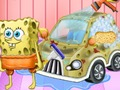 Cluiche Glanadh Car Spongebob  ar líne