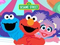 Cluiche 123 Sráid Sesame: Tógálaí Leabhar Scéalta  ar líne