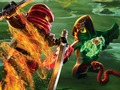 Cluiche Ninjago sumpf-arena ar líne