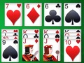 Cluiche Solitaire Freecell iontach ar líne