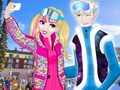 Cluiche Tá lánúin ag taisteal selfie  ar líne