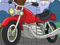 Cluiche Jigsaw Mótarbhealach Cartúin  ar líne