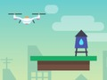 Cluiche Freastalaíonn Drone ar luchtú  ar líne