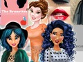 Cluiche Leideanna Vlog Stíl Banphrionsa do Brunettes  ar líne