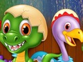 Cluiche Leabhar Dathúcháin Dinosaurs  ar líne