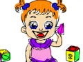 Cluiche Ar Ais ar Scoil: Dathúcháin Doll Linbh  ar líne