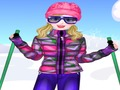 Cluiche Dressup sciála shona  ar líne