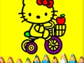 Cluiche Ar ais ar scoil: Coloring Sweet Kitty  ar líne
