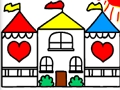 Cluiche Leabhar Dathúcháin Ar Ais Ar Scoil DOLLHOUSE  ar líne