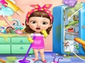 Cluiche Glantachán Cailín Leanbh Sweet Teach Messy  ar líne