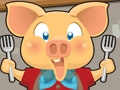 Cluiche Rush Dinnéar Piggy  ar líne
