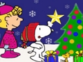 Cluiche Puzal Jigsaw Nollag Snoopy  ar líne