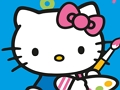 Cluiche Dath de réir Uimhir Le Hello Kitty  ar líne