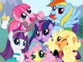 Cluiche Bailiúchán Puzal Jigsaw Little Pony  ar líne